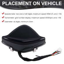 Motorrad LED Elektronisches Instrument Tachometer für EG0 S SOUL