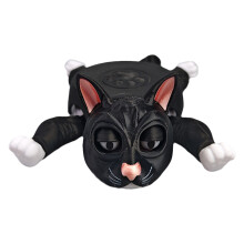 Funny Cats Coaster Teas Cup Holder Coffee Teas Cup Mat-Black