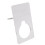 Ear Model Soft Silicone Clear Structure for Piercing Practice Dark Skin 10cm 4