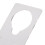 Ear Model Soft Silicone Clear Structure for Piercing Practice Dark Skin 10cm 2