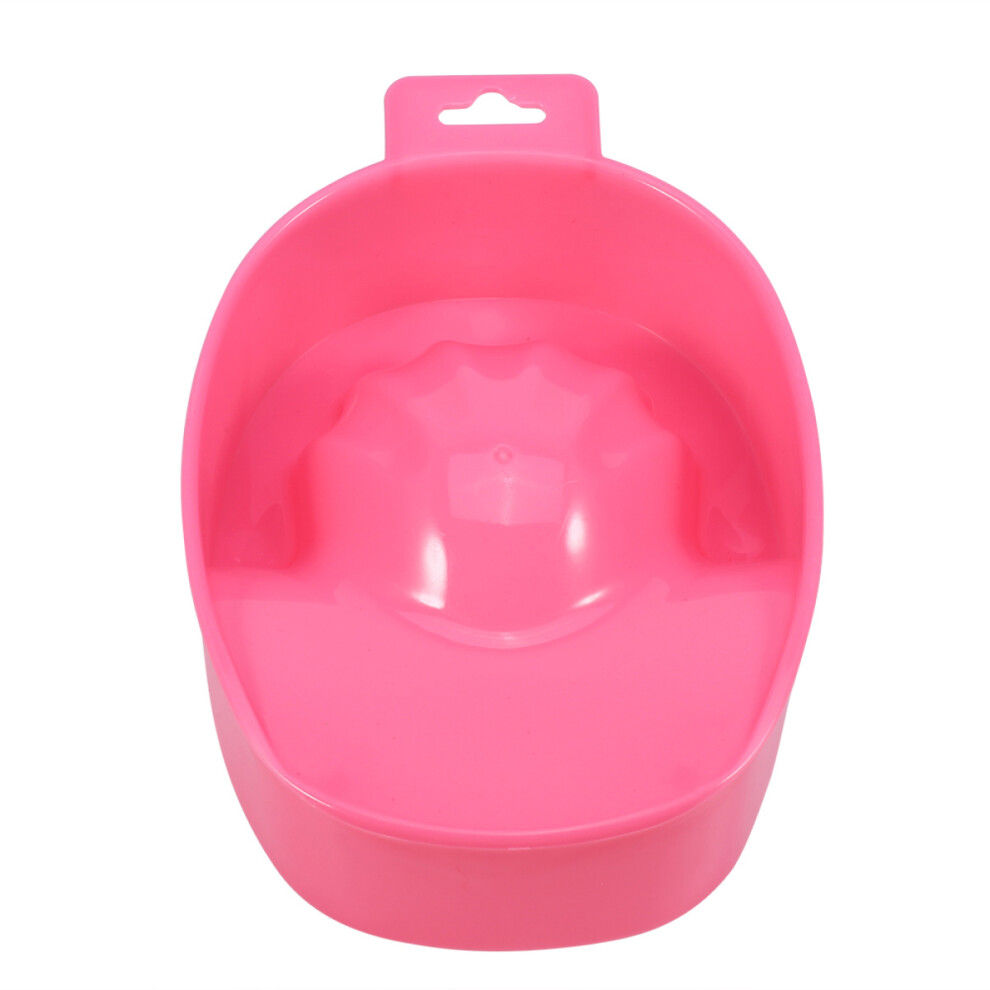 Professional Manicure Bowl, Ergonomic Comfort Groove Design Acetone Resistant Soak Off Bowl For Removing False Nails And Cuticle, High-Quality Pp