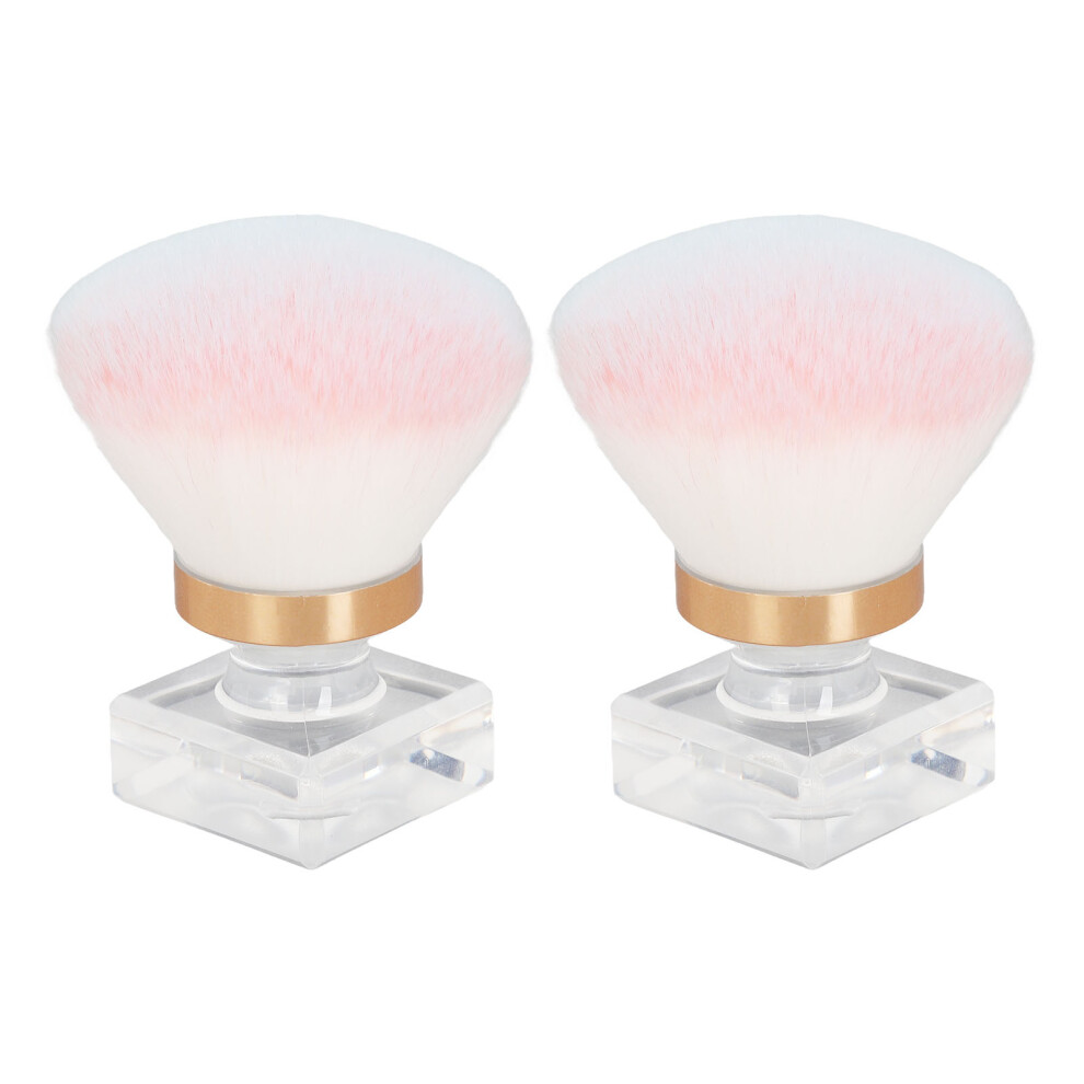 Nail Dust Brush for Acrylic Nails, Rose-Shaped Soft Fiber Brush, Professional Cleaning Tool for Manicure and Pedicure, Easy to Clean and Portable,
