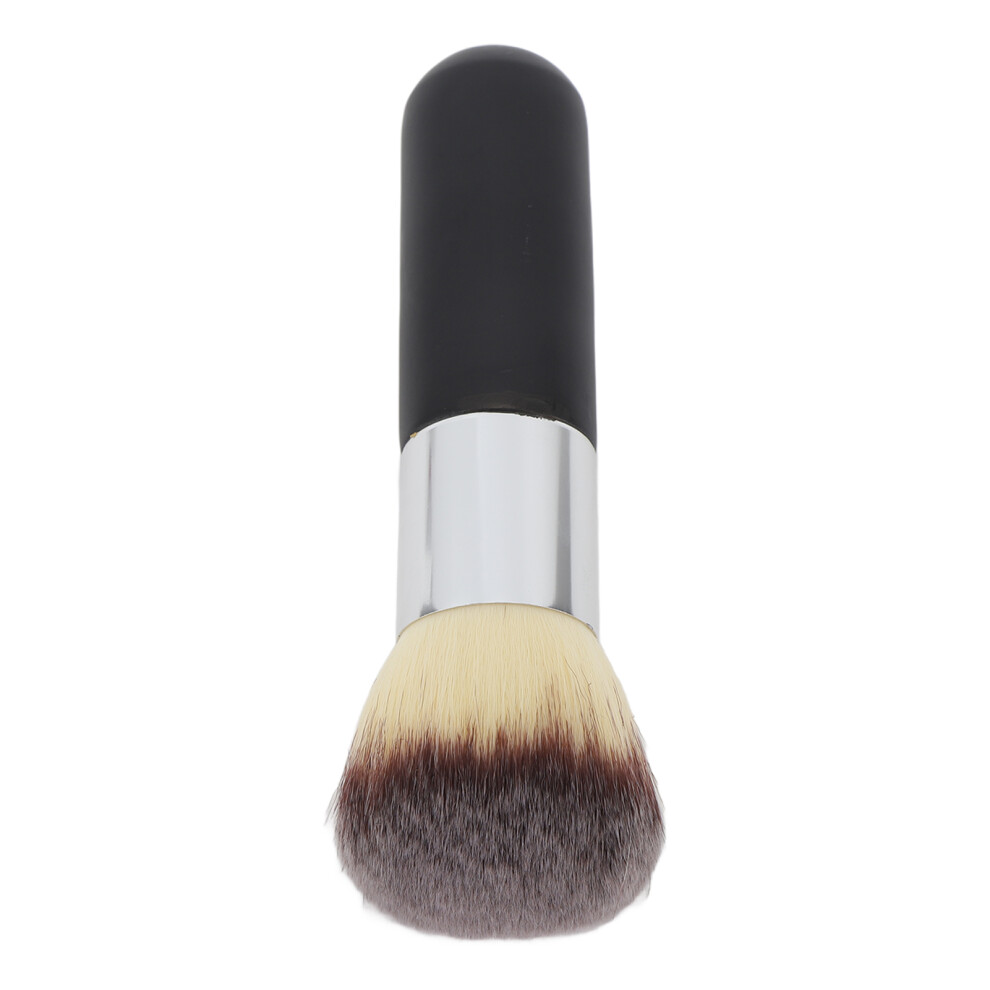 Double-Ended Makeup Brush For Versatile Basic Makeup, Complete Face Brush With Strong Powder Grasping Power And Soft Dense Bristles, Non-Shedding