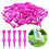 Enhanced Stability Golf Tees, Unbreakable Golf Tees, Step Down Design For Consistent Placement And Improved Performance, Bright Colors For Easy 1