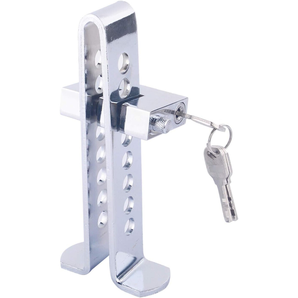 Vehicle Security Protection Lock With Forged Steel Construction, Stainless Steel Security Device Corrosion And Rust Resistant, Anti-Theft Clutch Lock 9173940261112