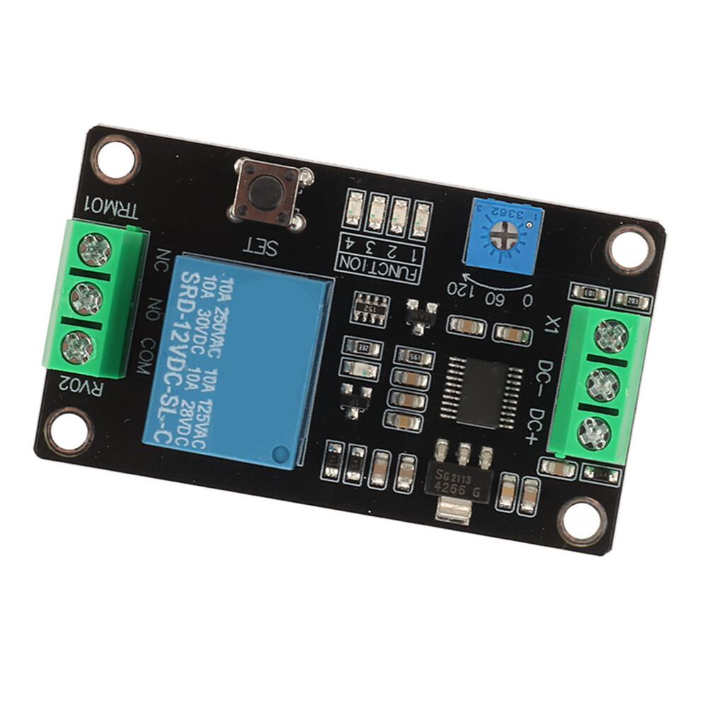 Time Delay Relay Module Dc12v, 10A, Self-Locking, Industrial Control 5041372051448