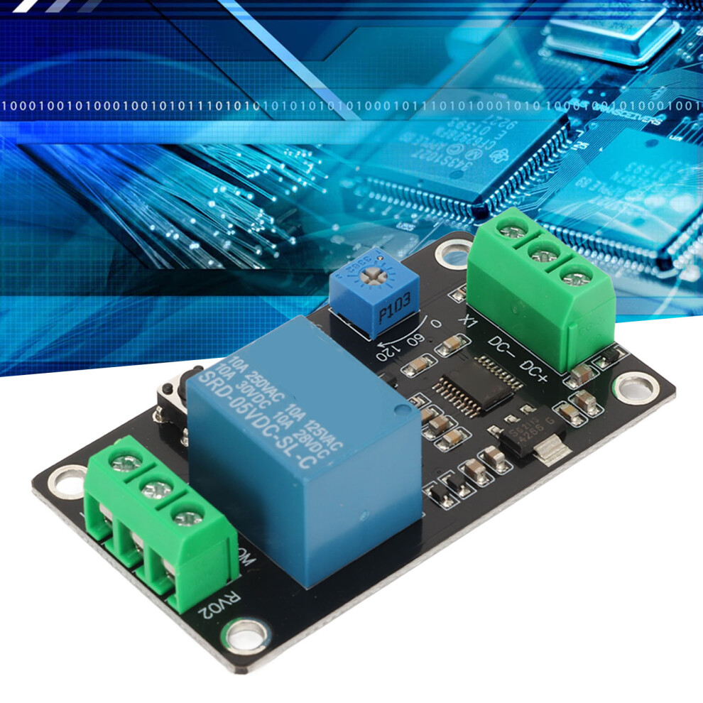 Time Delay Relay Module Dc5v 10A Delayed Disconnection Self Locking Switch 7891372051386