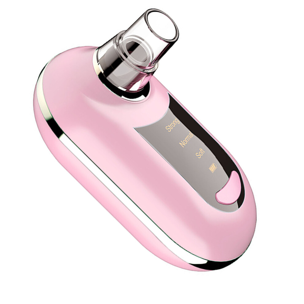 Pink Mini Handheld Vacuum Blackhead Remover 3 Modes Deep Pore Cleaner