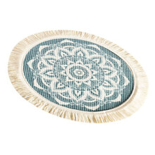 Fondo rotondo in cotone e poliestere con nappe, morbido e resistente, peso 15-95g