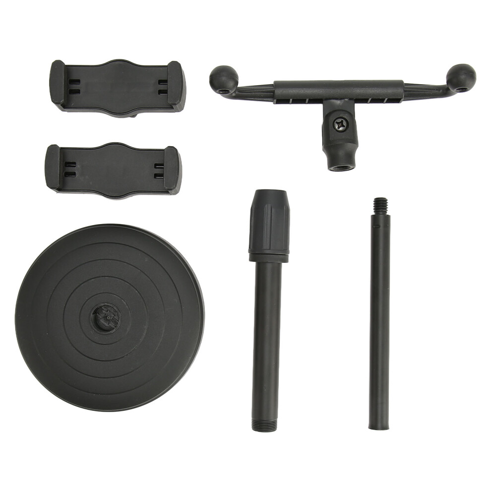 Tablet Stand Holder With Secured Locking Arms, Anti-Vibration Padding Ensures Uninterrupted Viewing And Recording Sessions 9012494362565