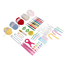 Häkelnadel: 9 Stück 2–6 mm, 12 Stück 0,6–1,9 mm Farben