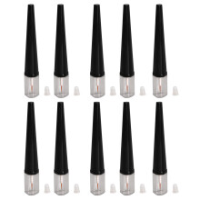 Lämplig för resor och affärsresor, multifunktionell återfyllningsbar akryl eyeliner ögonfransrörsbehållare med gummipluggtätning perfekt för