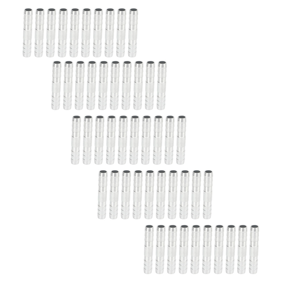 50Pcs 5/8In Air Conditioning Hose Barb Connectors - Durable Aluminum 6901372055978