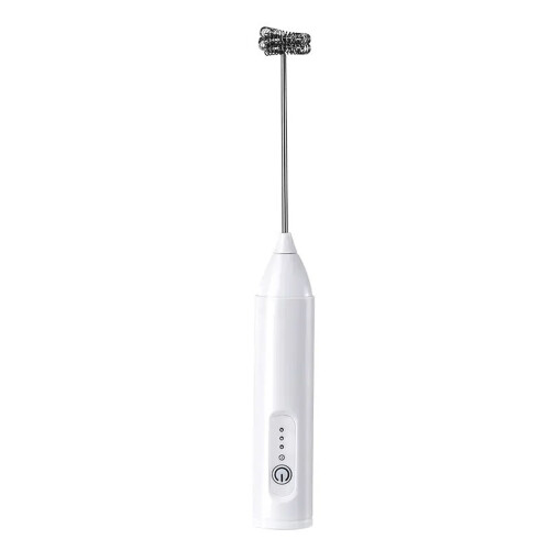 Compacte oplaadbare melkkloppers met 3 snelheden-Wit