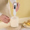 Compacte oplaadbare melkkloppers met 3 snelheden-Wit 3