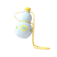 Ergonomische waterfles met kalebasontwerp en brede-Bubbel blauw