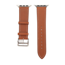 Pasek skórzany premium do zegarka Apple Watch, paski skórzane kompatybilne ze stylowym i eleganckim, regulowanym dopasowaniem, luksusowy design,