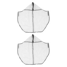 2St Golfbag Regenhoezen Transparant Waterdicht Voor 46x25 Inch Clubs