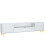 TV Unit 200cm Tide Crest - White & Gold 10