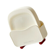 Dishwasher Safe Bone Dishes Set Plastic Tableware for-White