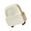 Dishwasher Safe Bone Dishes Set Plastic Tableware for-White 1