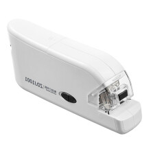 Handheld Electric Stapler 20 Sheet Capacity USB/Battery-White