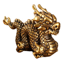 3Stk Messing Figur Chinesischer Briefbeschwerer