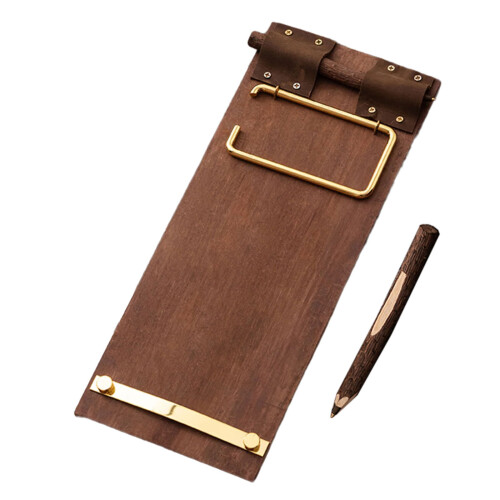 Note Board With Hanging Systems For Space Saving-wooden base