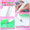 ABS Beads Pen Set 4 Attachments Silents Operations-White 6