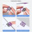20Pcs Candy Colored Clear Push on Clips Plastic Paper Clip-1 7