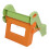 Kinderhocker, 2-stufiger Klapphocker mit 5