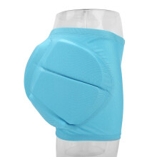 Blue Protective Shorts Nylon and EVA, Size M, Heat Resistant for Cycling & Ski