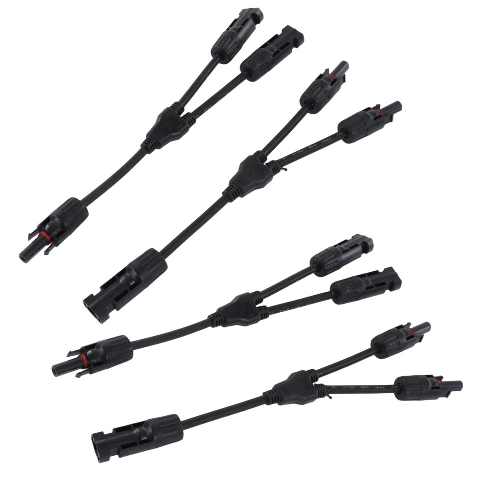 2 Pack Solar Pv Branch Connector Ip67 1000Vdc 30A, 4Mm Plug 4981372065148