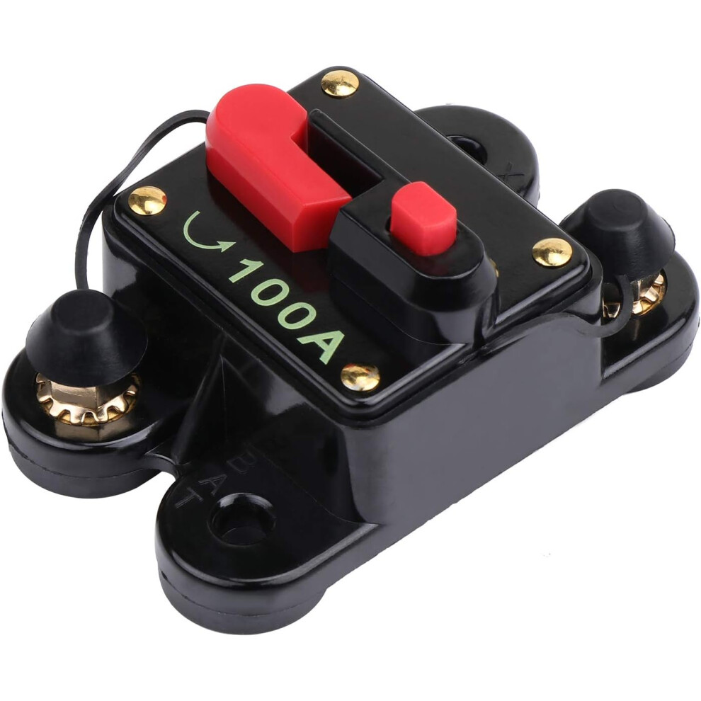 Power Surges Protection Circuit Breaker For 12V-24V Systems, Electrical Damage Protection With Manual Reset, Inline Inverter Compatible Safety Switch 9173940565203