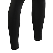 leggings elasticizzati neri in poliestere per uomo XXL, ideali per fitness e allenamento
