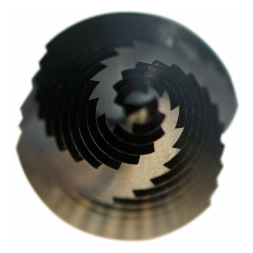 TiAIN Coating Step Drill Bit for Stainless Steel, Efficient Swarf Clearance Multi-Material Compatibility 4-32mm 15 Step Sizes, M35 Cobalt 2