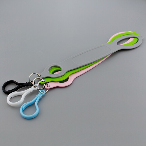 4Ud Bandas De Silicona Para Botella Con Asa Y Clip Multicolor 2