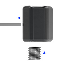 Bouton de commutateur pour moto électrique pour 502C Petit Tyrannosaure, noir