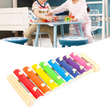8-Tasten-Holz-Klapppiano für Kinder über 36 Monate Bildungsspielzeug
