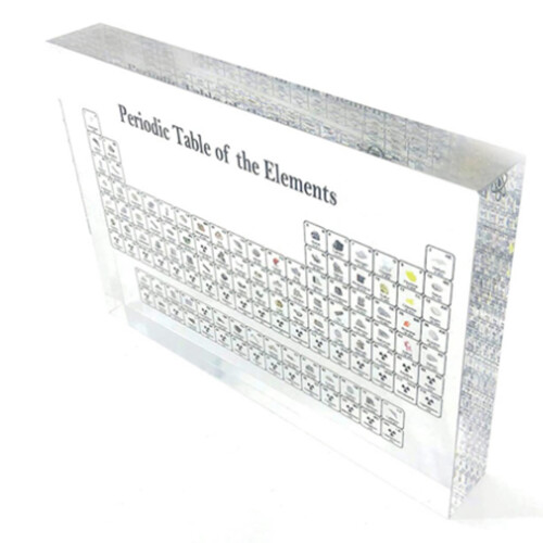 Acryl-Periodensystem-Display mit 85 Elementen im 1