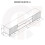 TV Unit 200cm Tide Crest - White & Gold 7