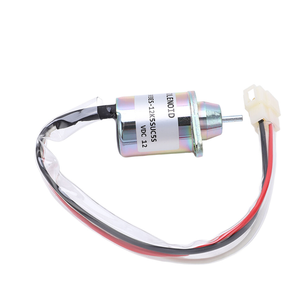 12V Fuel Shut Off Solenoid Valve For Jd 355D Lawn Tractor 1503Es 4611372073149
