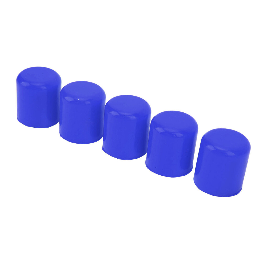 5 Pcs Silicone Intake Vacuum Hose Caps 25Mm Universal Fit Blue 8701380949478