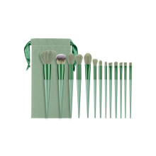Ensemble de pinceaux de maquillage de voyage pour fond de teint, poudre, correcteur et fard à paupières, poils synthétiques, design compact et