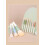Σετ πινέλων μακιγιάζ Morandi Color, πλήρες συνθετικό πινέλο μακιγιάζ από ίνες που 4