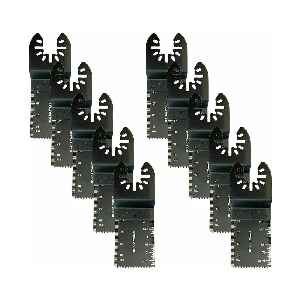 Oscillating Multitool Blades For Heavy Duty Applications, Bi-Metal Universal Quick Release Blades For Precision Cutting, Thick Gauge Metals Ensure 9340959616947