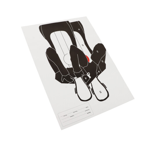 Exquisite Workmanship Target Paper for Short & Long Distance Shooting 1