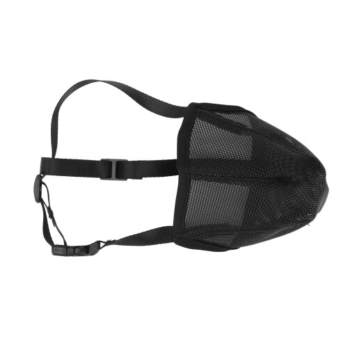 Breathable Nylon Dog Muzzle, Adjustable, Prevent Biting & Barking, Size M 2