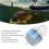 5Pcs Automatic Flashing LED Bass Lure Light Blue Diamond Shape 7