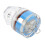 5Pcs Automatic Flashing LED Bass Lure Light Blue Diamond Shape 8